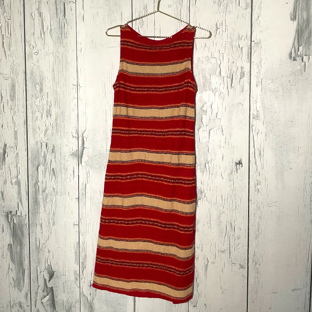 Lauren Ralph Lauren Sleeveless Midi Knit Dress Size Large GUC